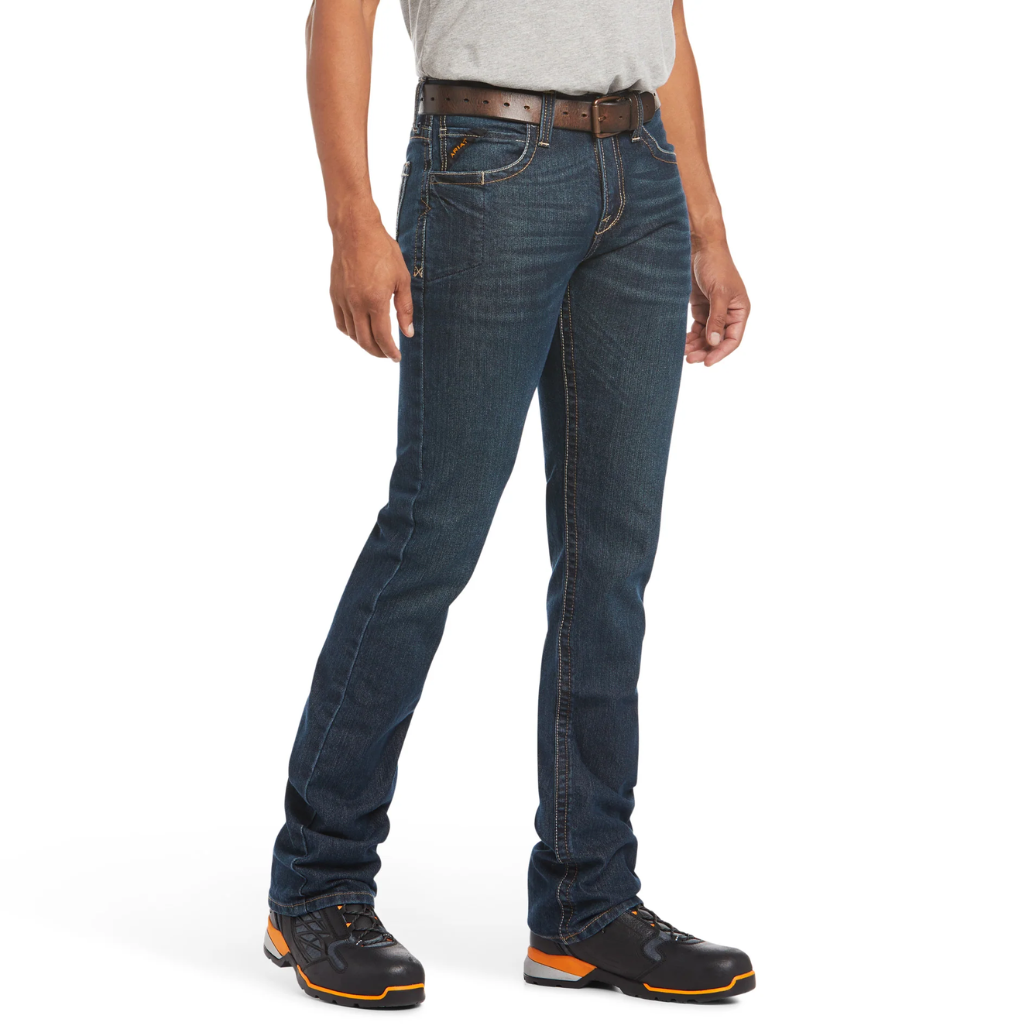 ARIAT Men's Rebar M7 DuraStretch Edge Stackable Straight Leg