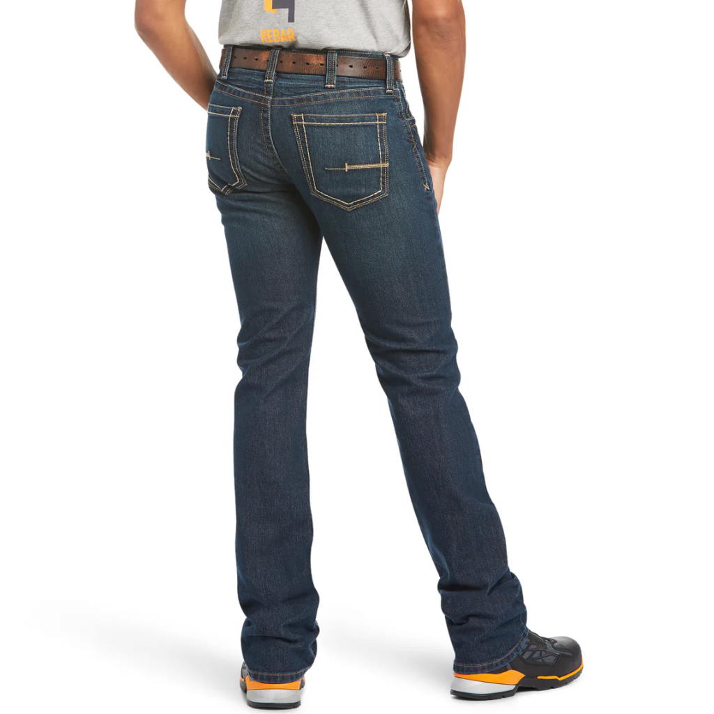 ARIAT Men's Rebar M7 DuraStretch Edge Stackable Straight Leg