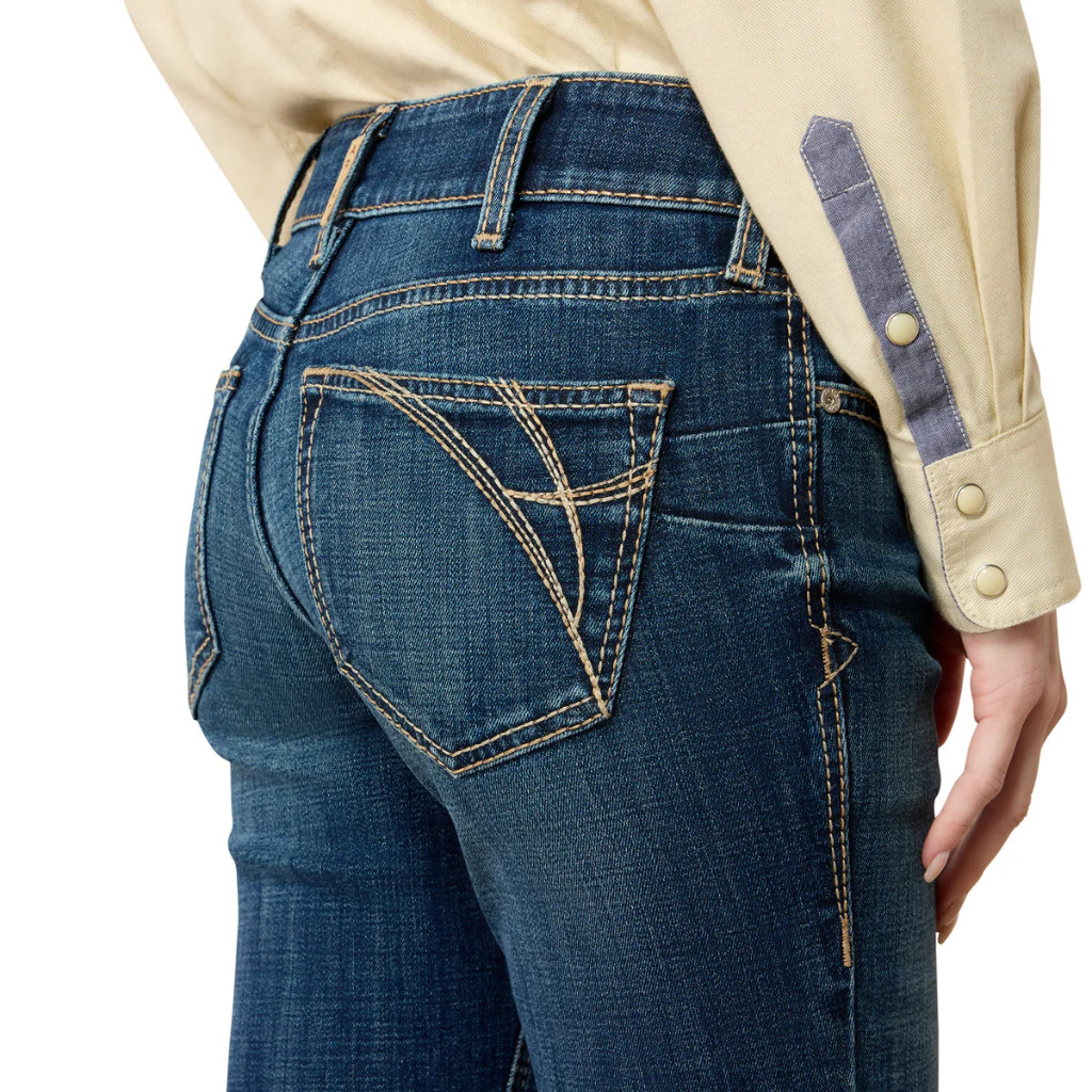 Ariat Women's Mid Rise Fiona Boot Cut Jeans
