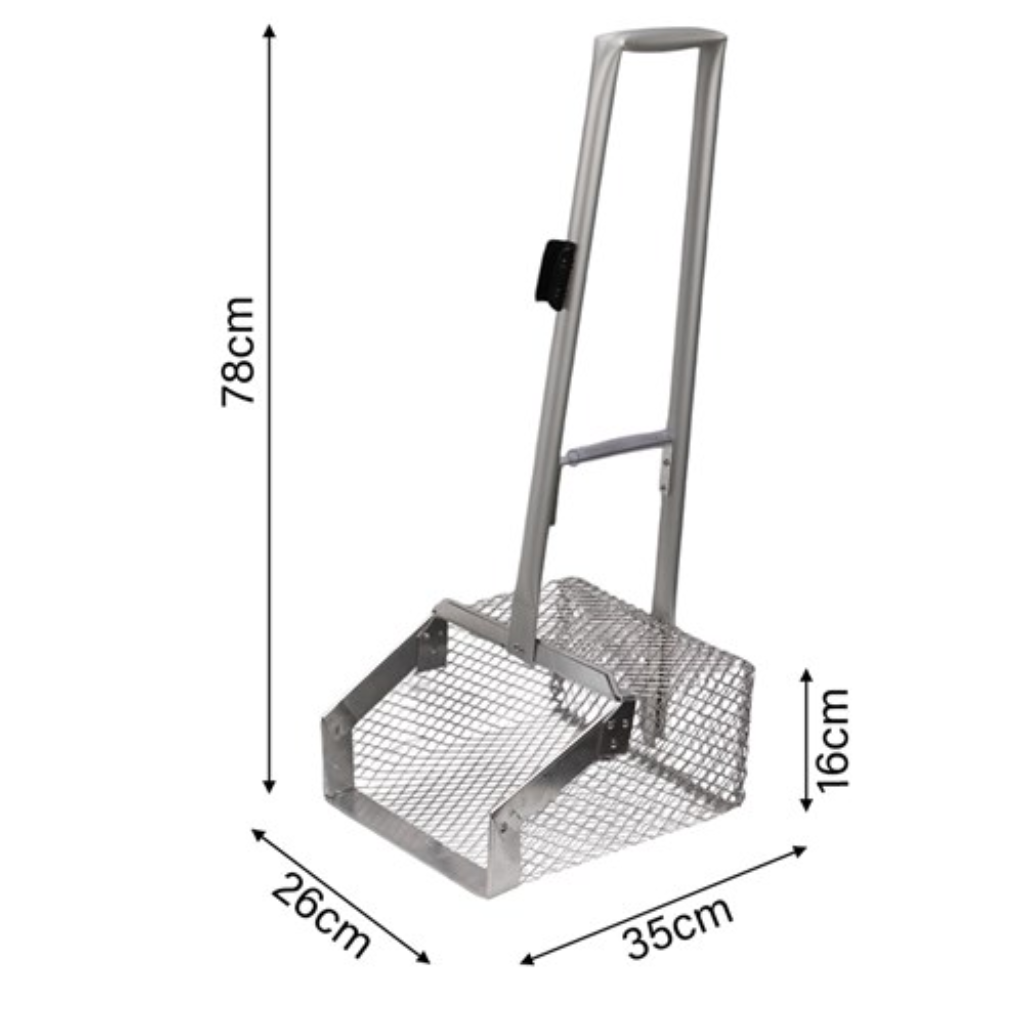 Manure Scooper with Long Scraper