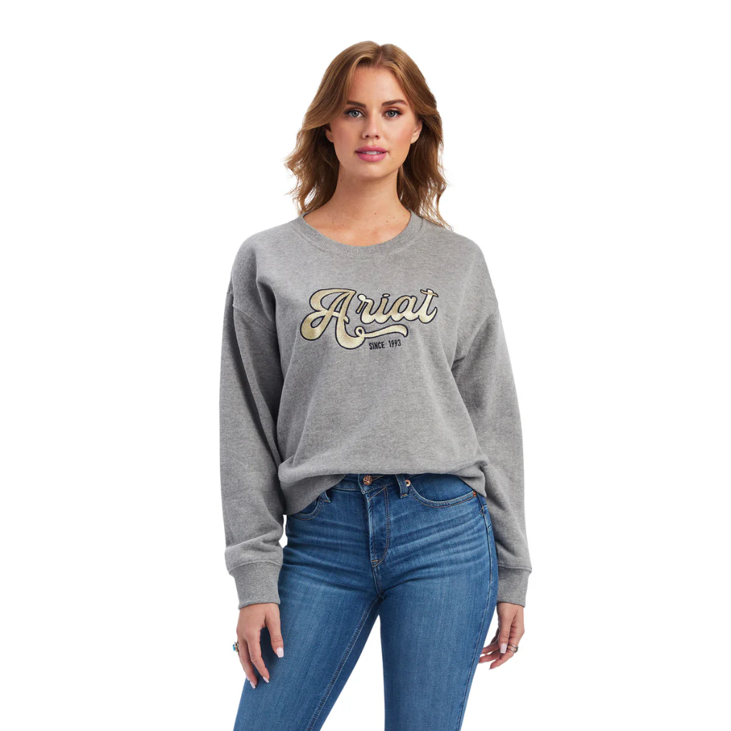 ARIAT Women's Heather Cropped Sweatshirt