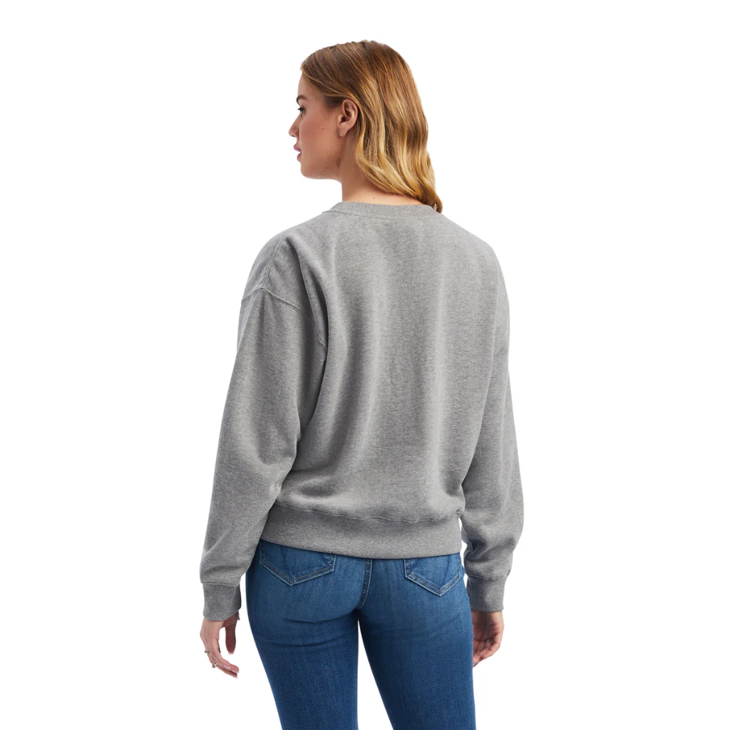 ARIAT Women's Heather Cropped Sweatshirt