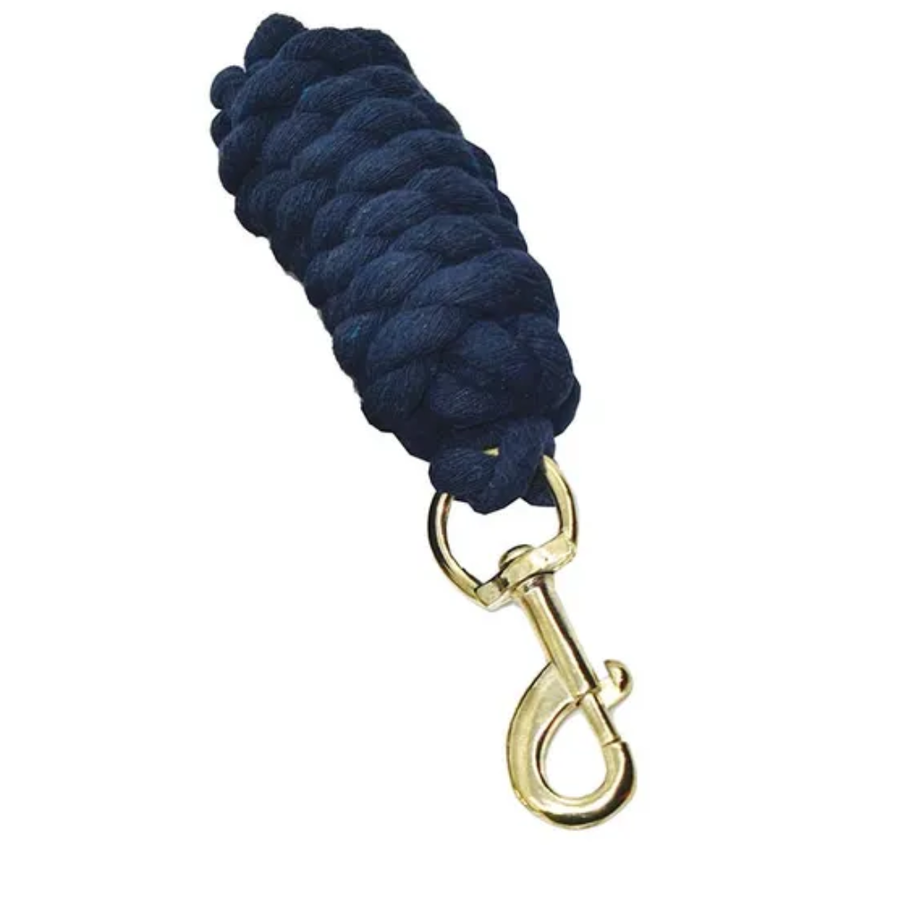 Academy Cotton Lead Rope Brass Snap
