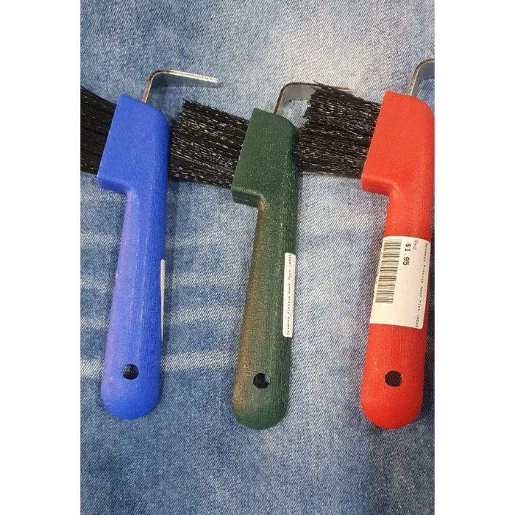 Academy Plastic Hoof Pick With Brush