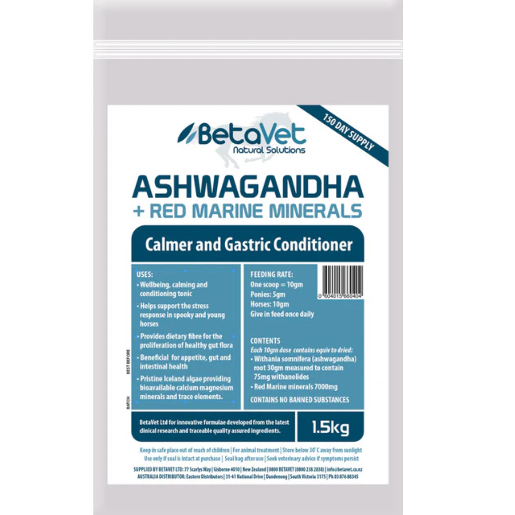 BetaVet Ashwagandah + Red Minerals 500G