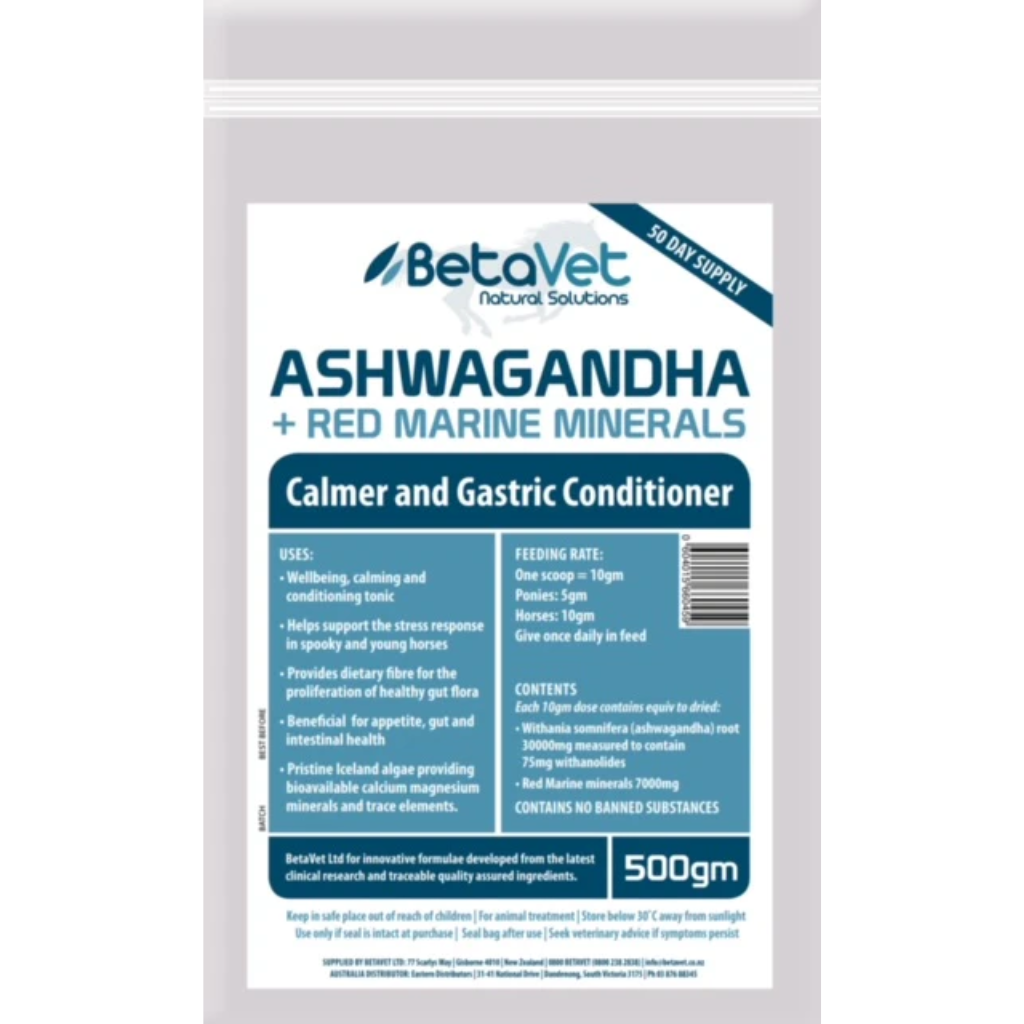 BetaVet Ashwagandah + Red Minerals 500G