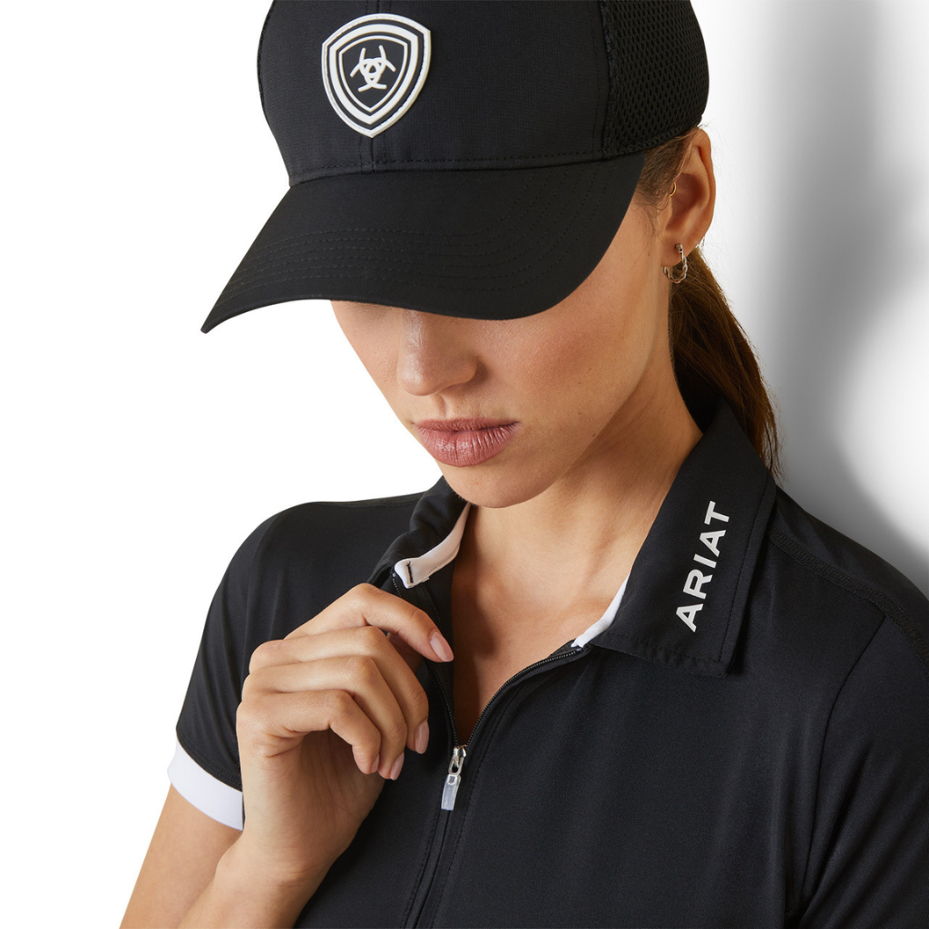 ARIAT Women's Bandera 1/4 Zip Polo Shirt