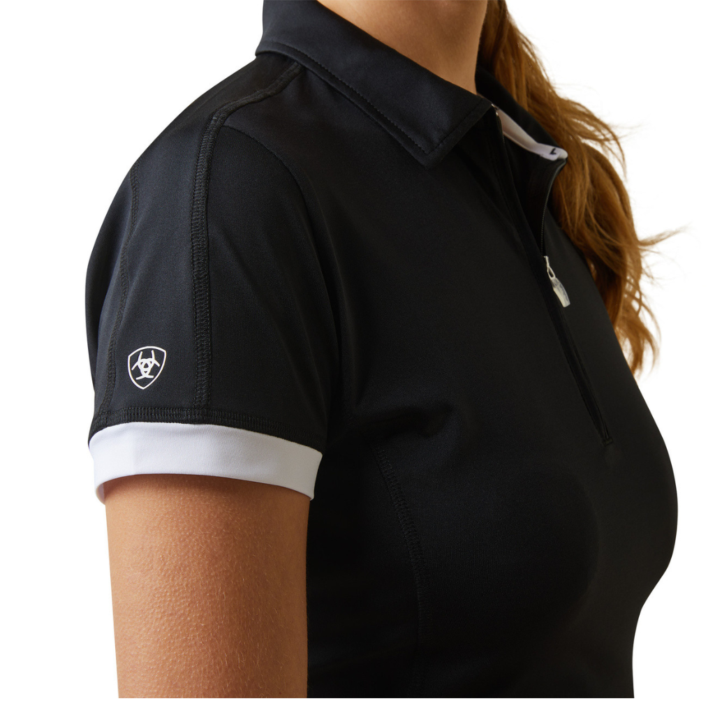 ARIAT Women's Bandera 1/4 Zip Polo Shirt