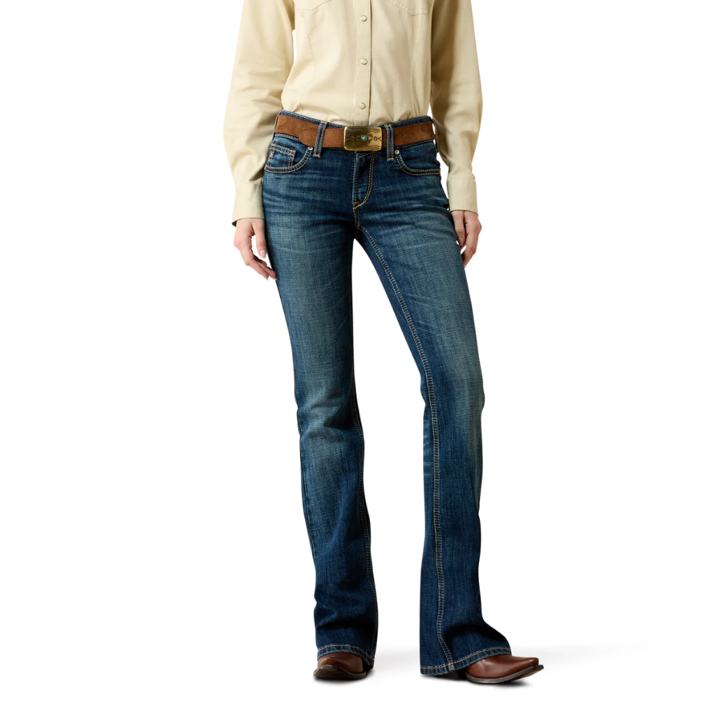 Ariat Women's Mid Rise Fiona Boot Cut Jeans