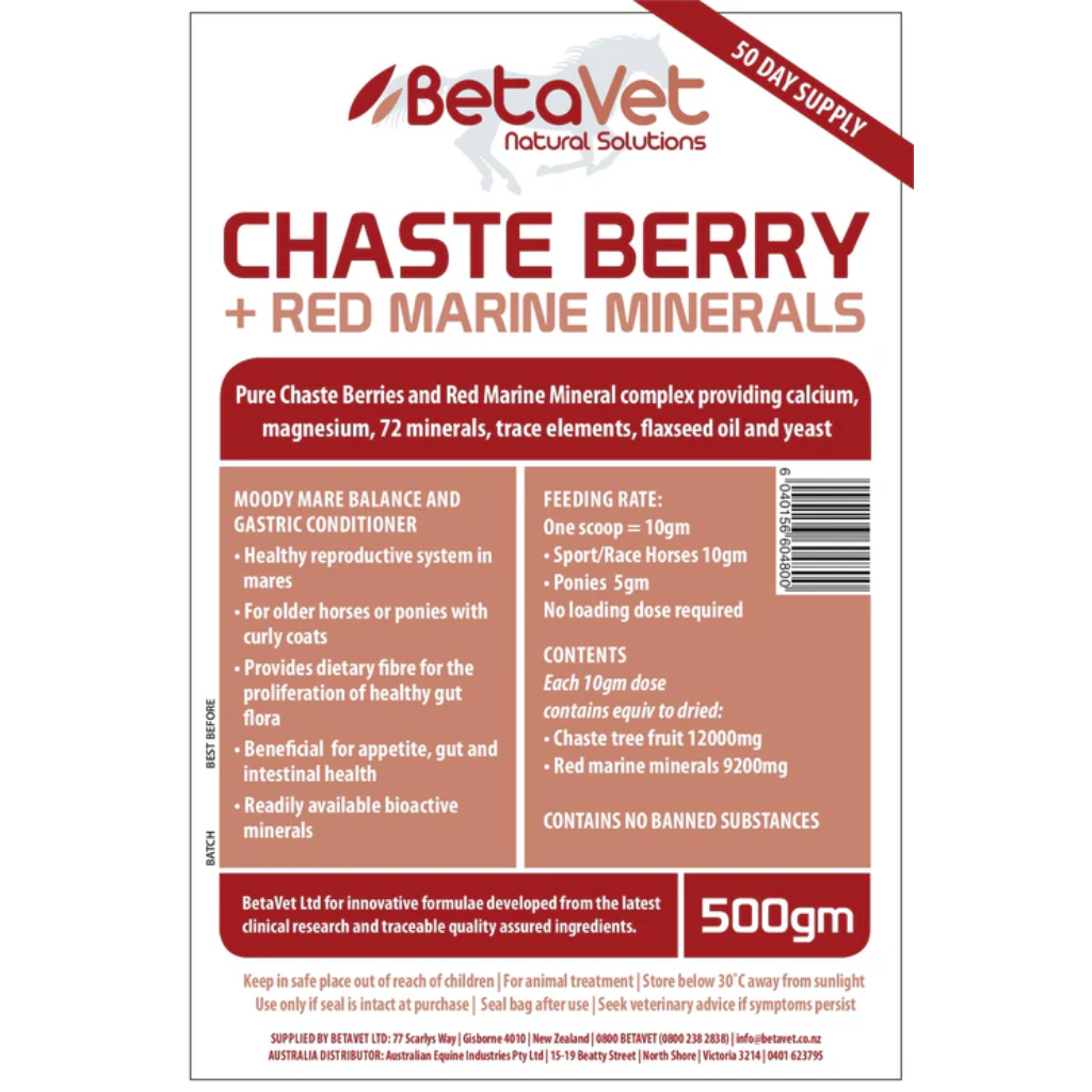 BetaVet Chaste Berry + Red Marine 500G