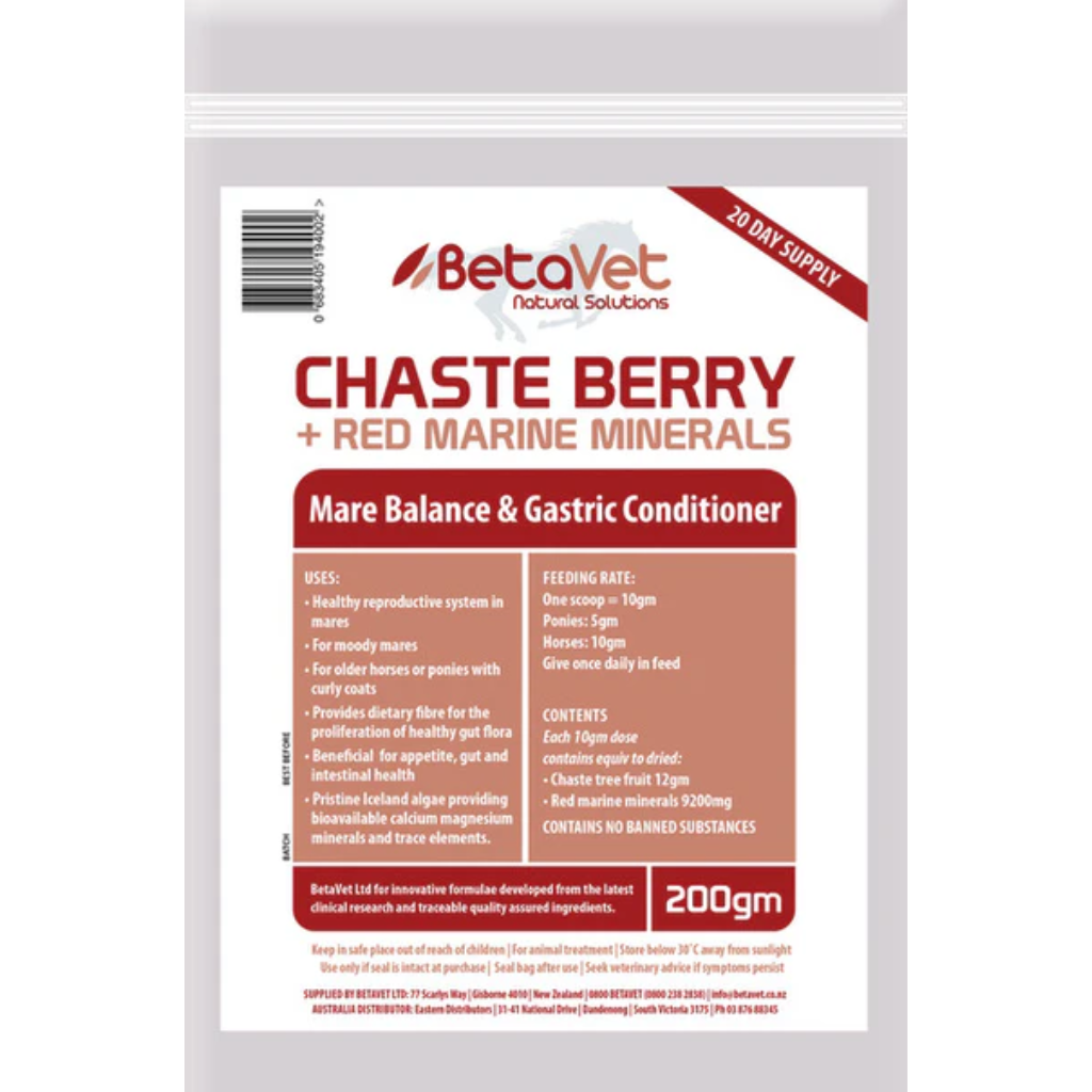 BetaVet Chaste Berry + Red Marine 200G