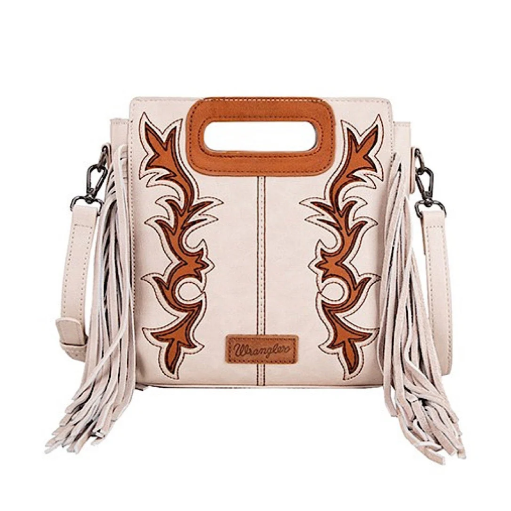 Wrangler Dallas Fringe Bag - Beige