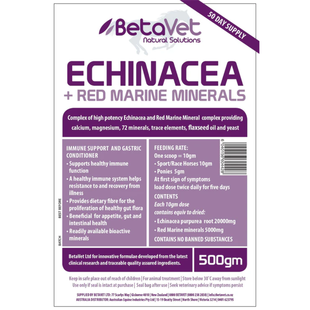 BetaVet Echinacea + Red Marine Minerals 1.5KG