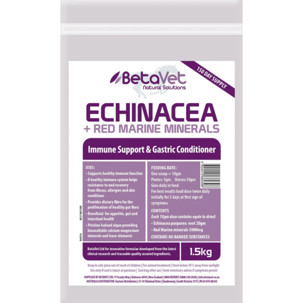 BetaVet Echinacea + Red Marine Minerals 1.5KG
