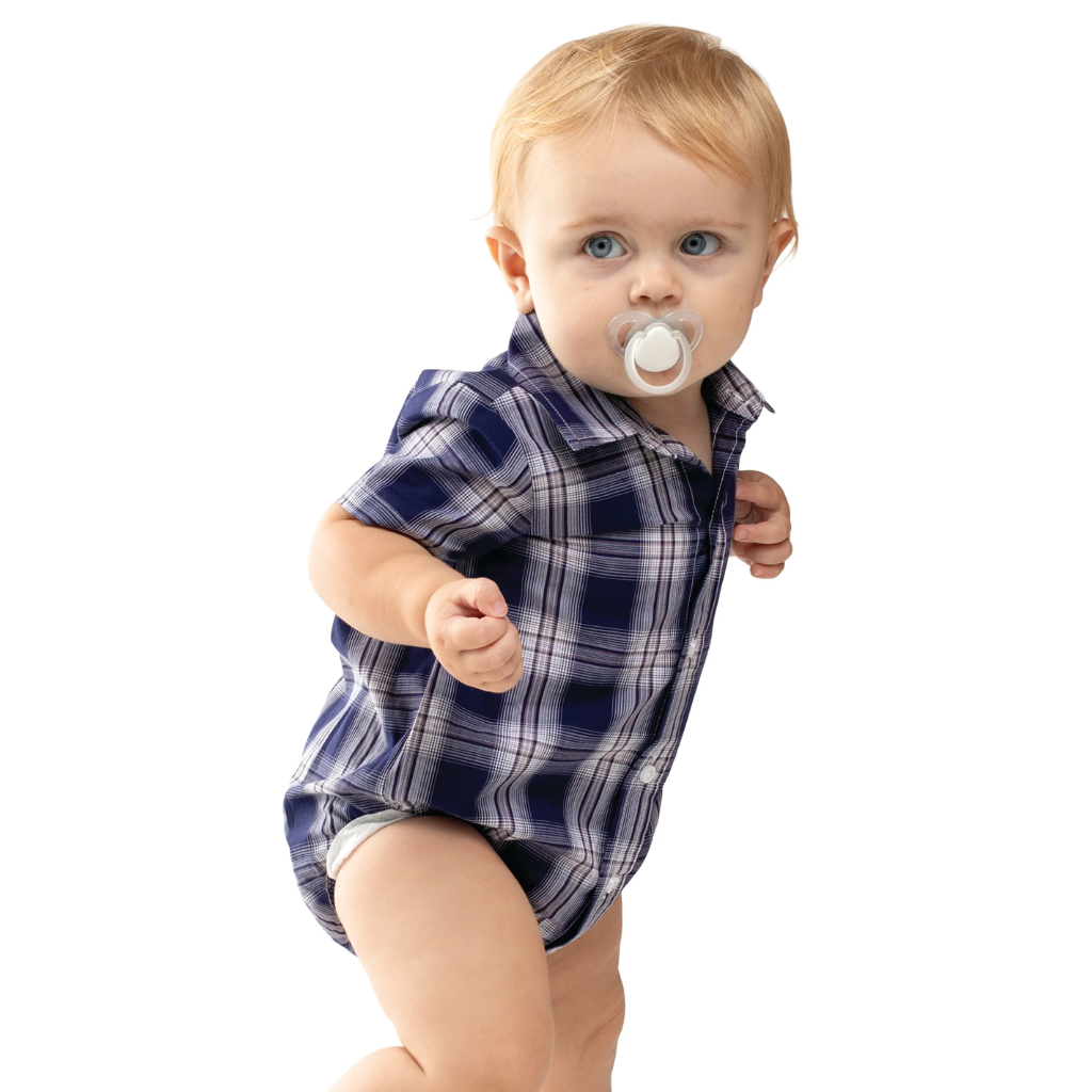 Infant's Just Country Frankie Short Sleeve Full Button Print Jumpsuit