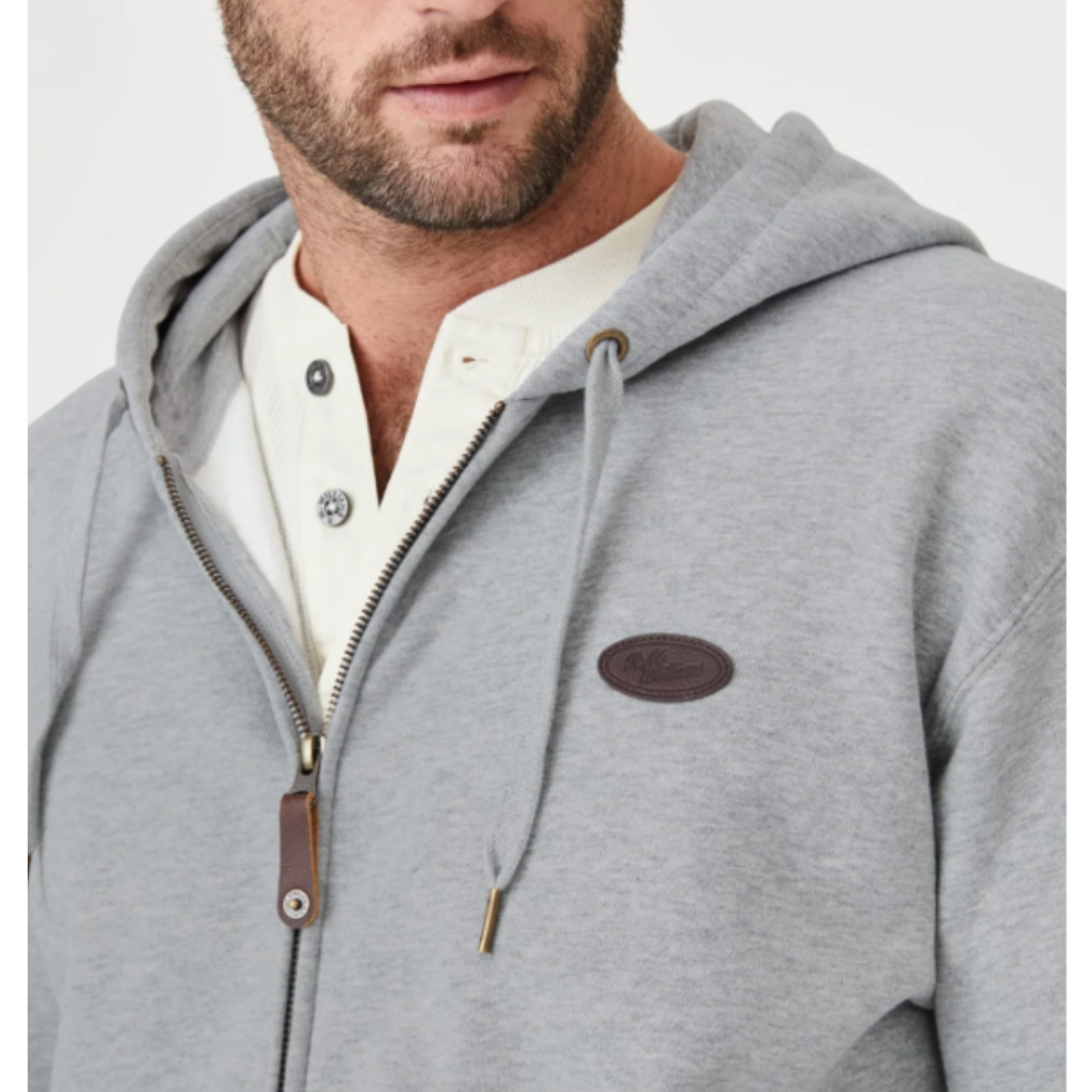 RM Hooded Men's Sweatshirt Mckinlay Grey