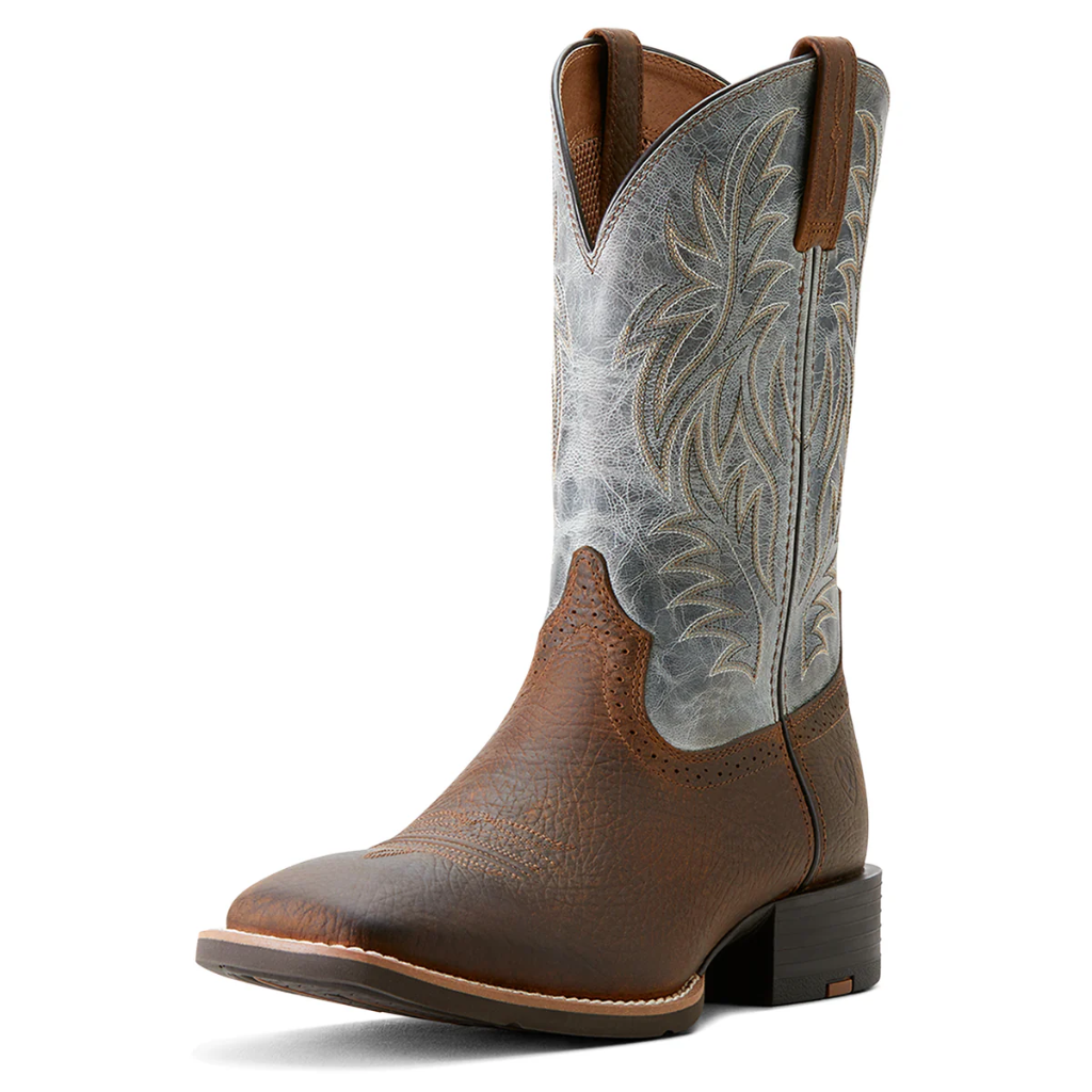 ARIAT Men's Sport Wide Square Toe Boot Glacier Blue