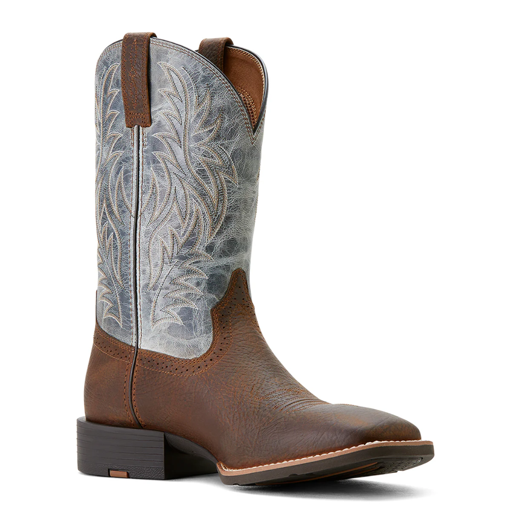 ARIAT Men's Sport Wide Square Toe Boot Glacier Blue