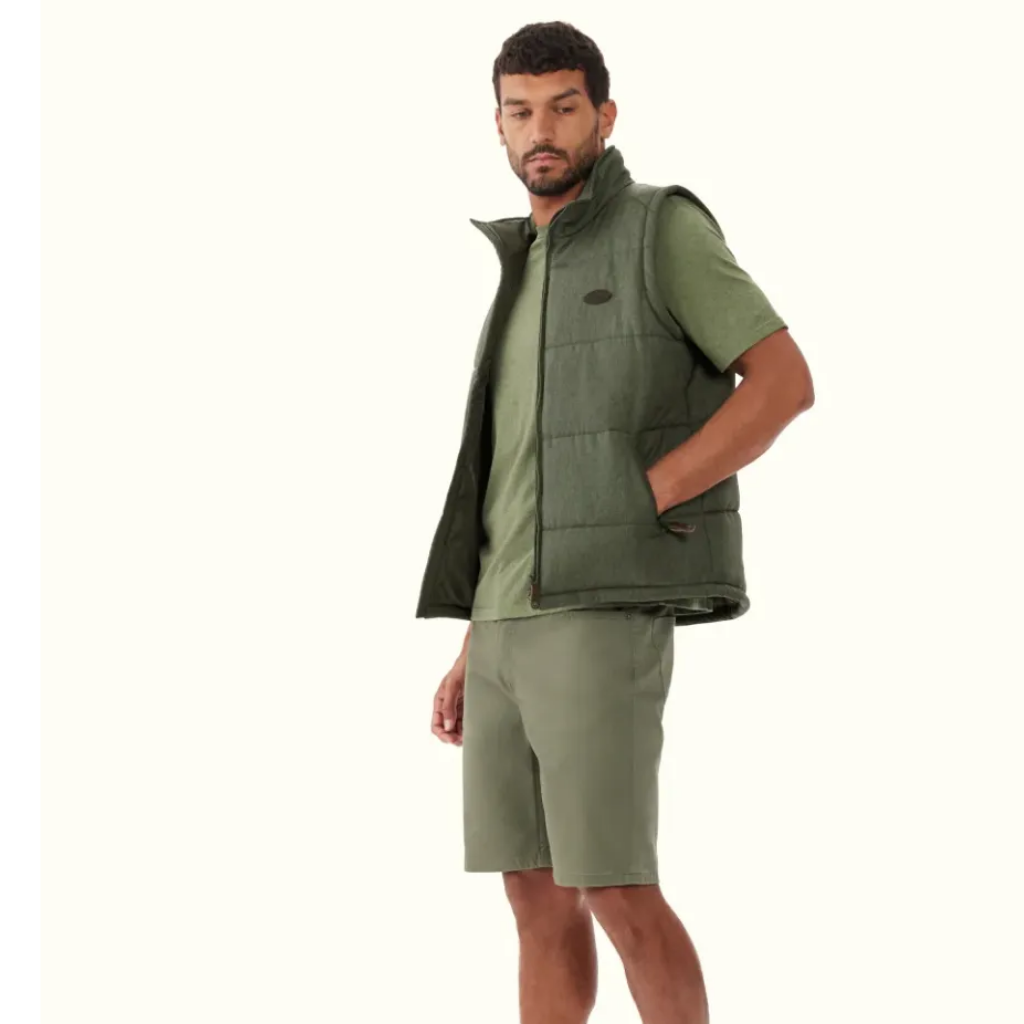 Patterson Creek Vest Green Marle