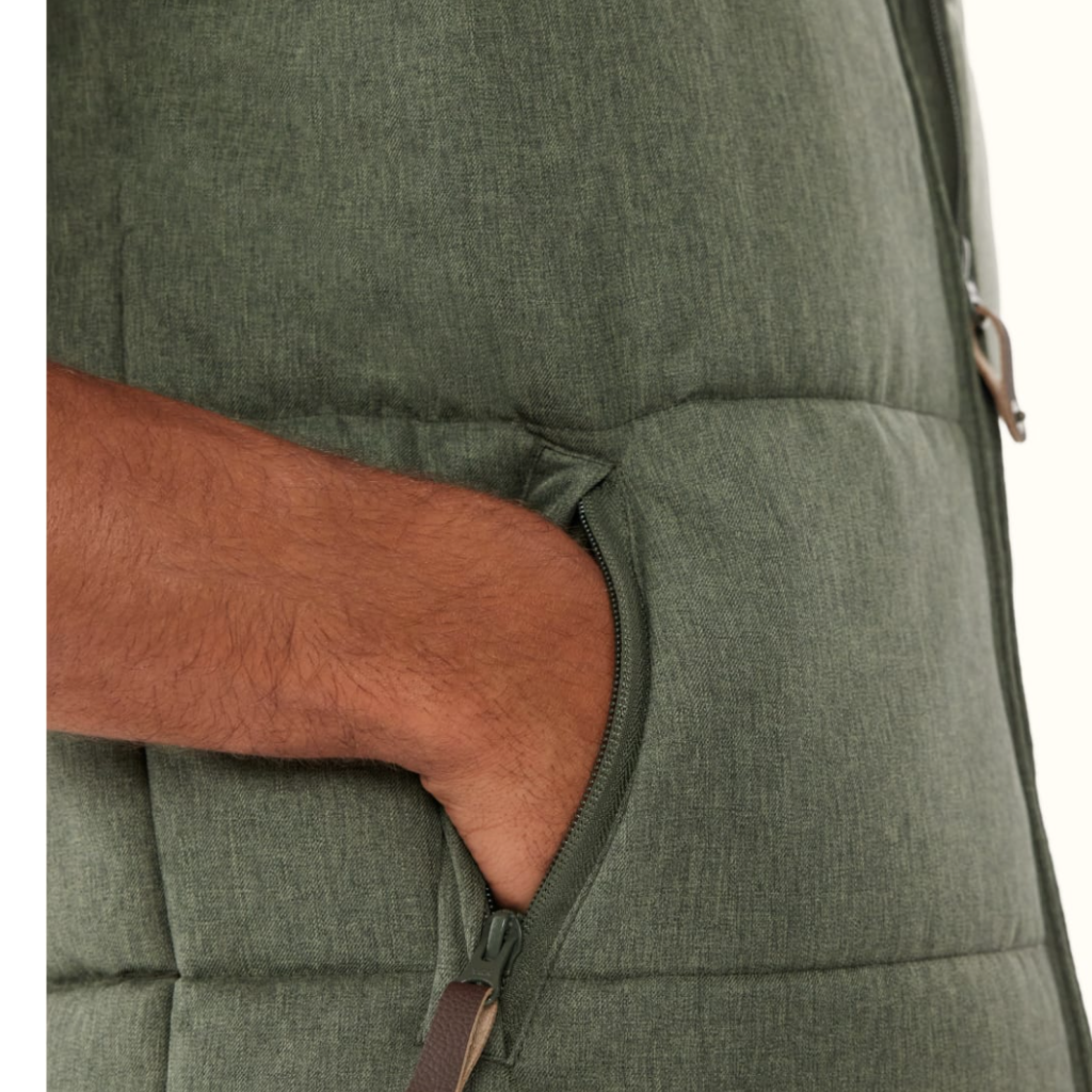 Patterson Creek Vest Green Marle