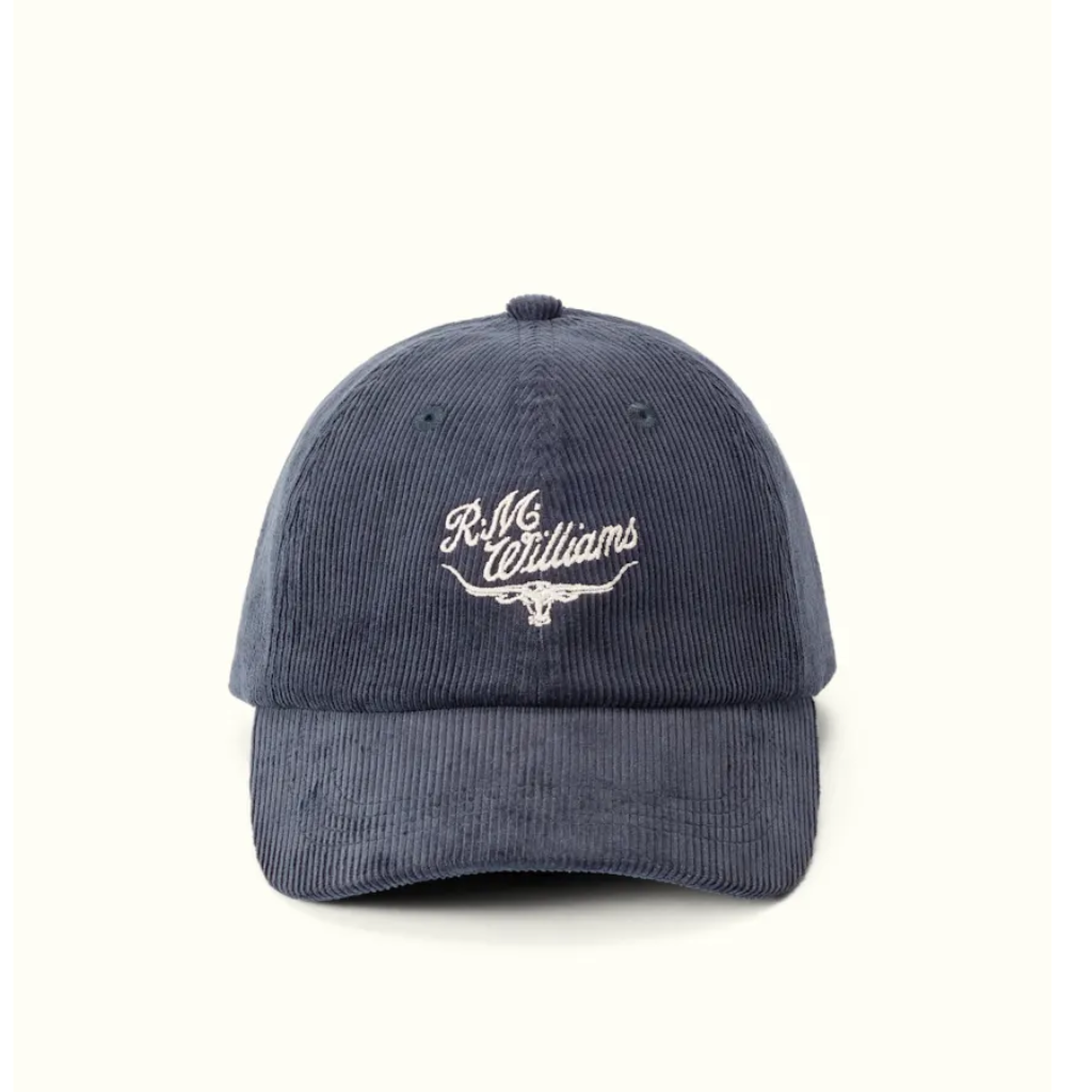 R.M.Williams - Script Longhorn Cap - Corduroy - Slate
