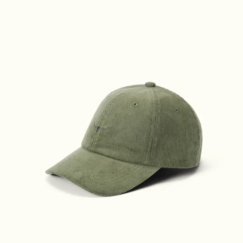 R.M.Williams - Mini Longhorn Cap - Corduroy - Moss