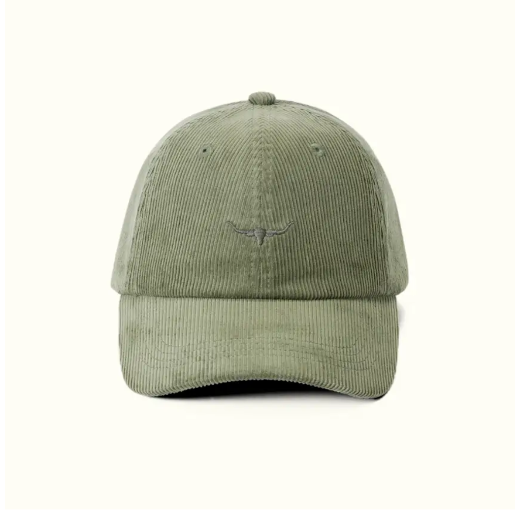 R.M.Williams - Mini Longhorn Cap - Corduroy - Moss