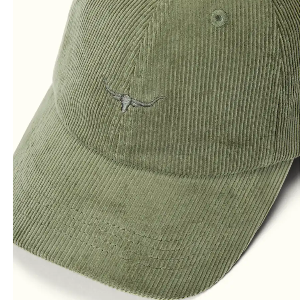 R.M.Williams - Mini Longhorn Cap - Corduroy - Moss