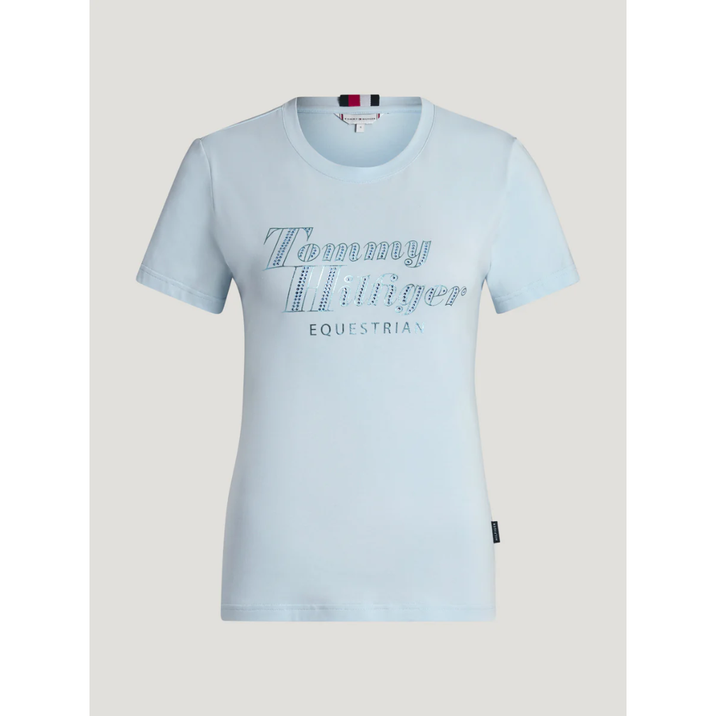Tommy Hilfiger Malibu Rhinestone T-Shirt Sweet Blue
