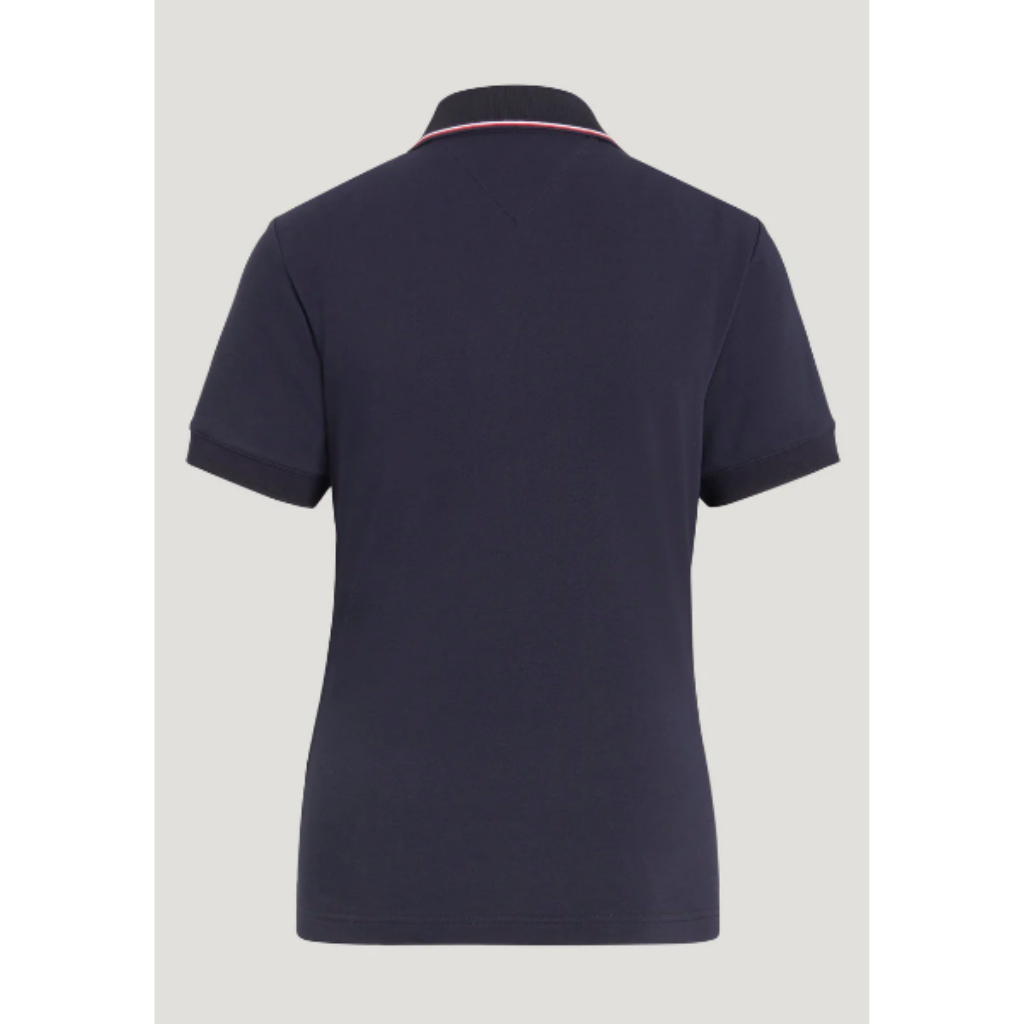 Tommy Hilfiger Camden Zip Polo Shirt Desert Sky