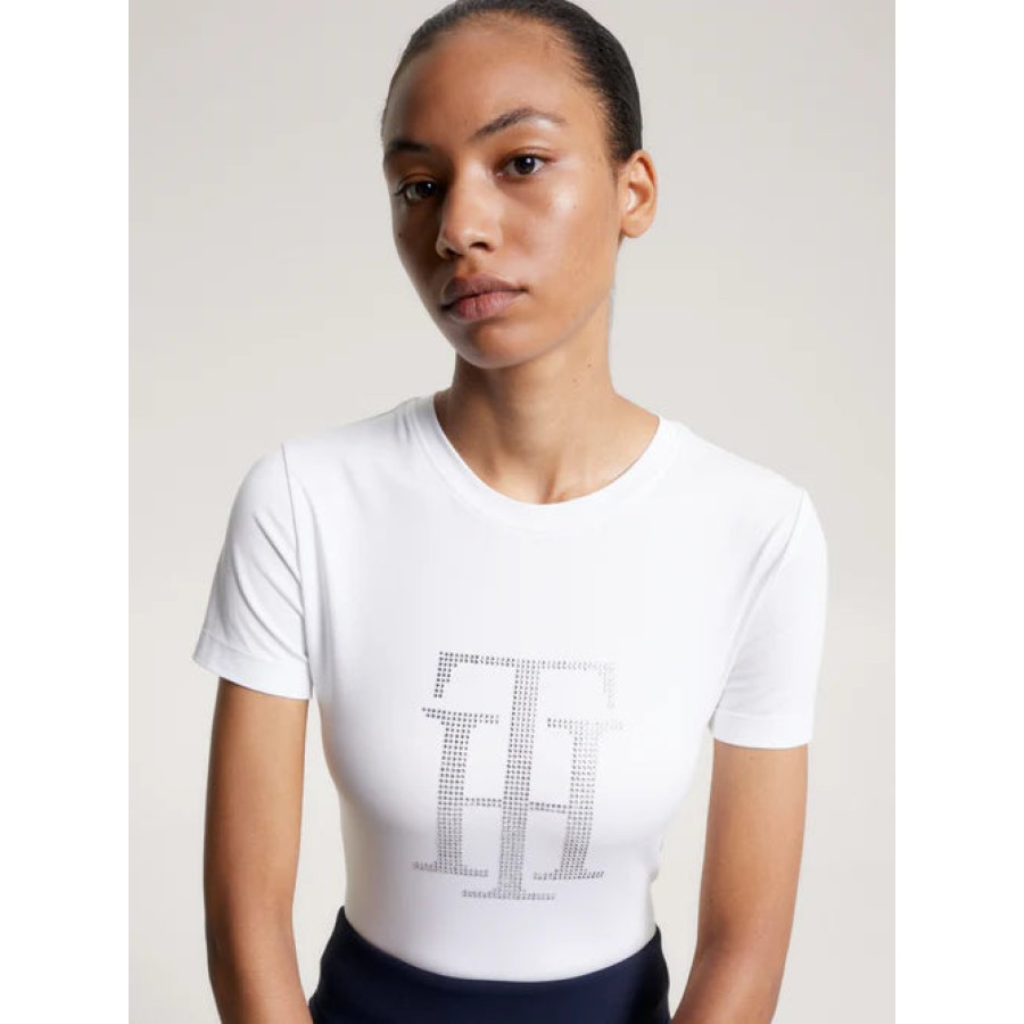 Tommy Hilfiger Manhattan Rhinestone Short Sleeve Tee