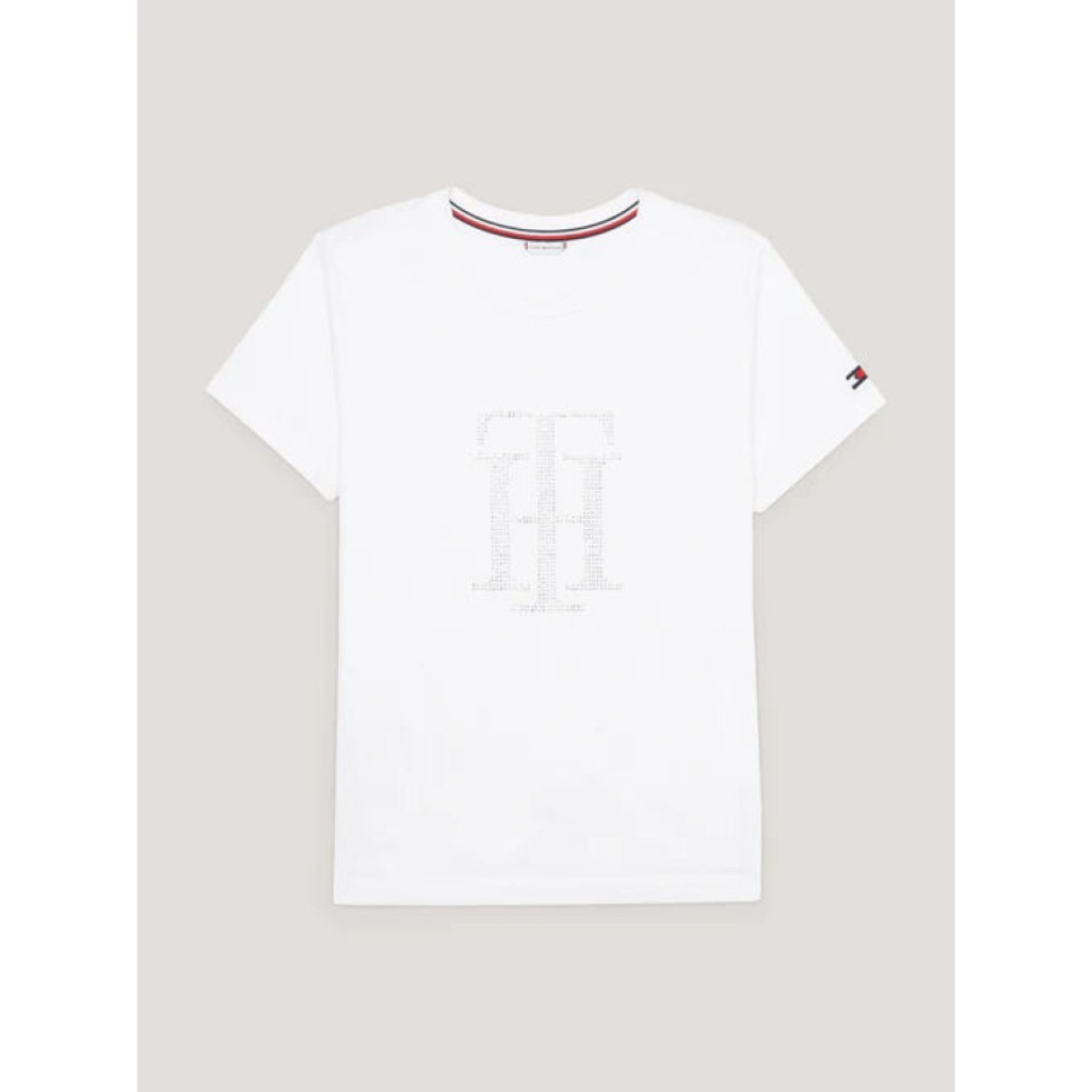 Tommy Hilfiger Manhattan Rhinestone Short Sleeve Tee