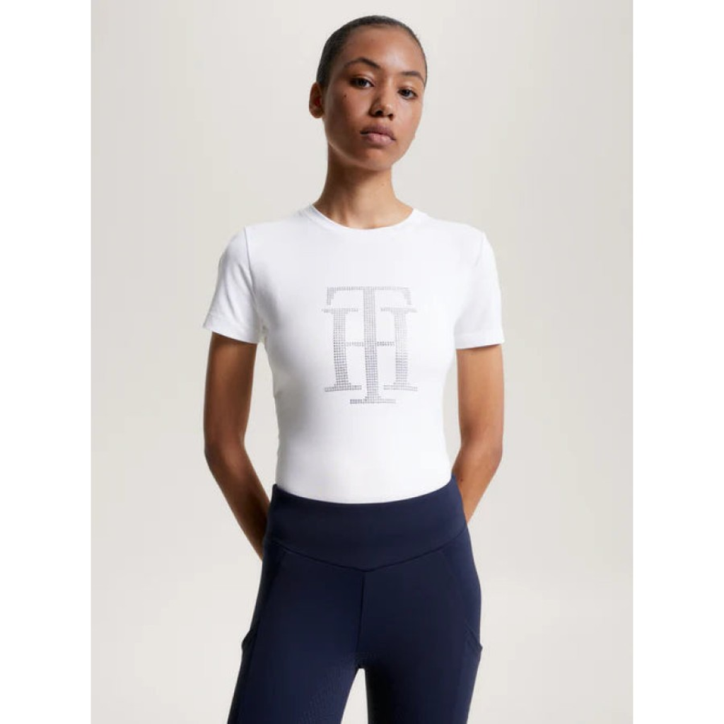 Tommy Hilfiger Manhattan Rhinestone Short Sleeve Tee