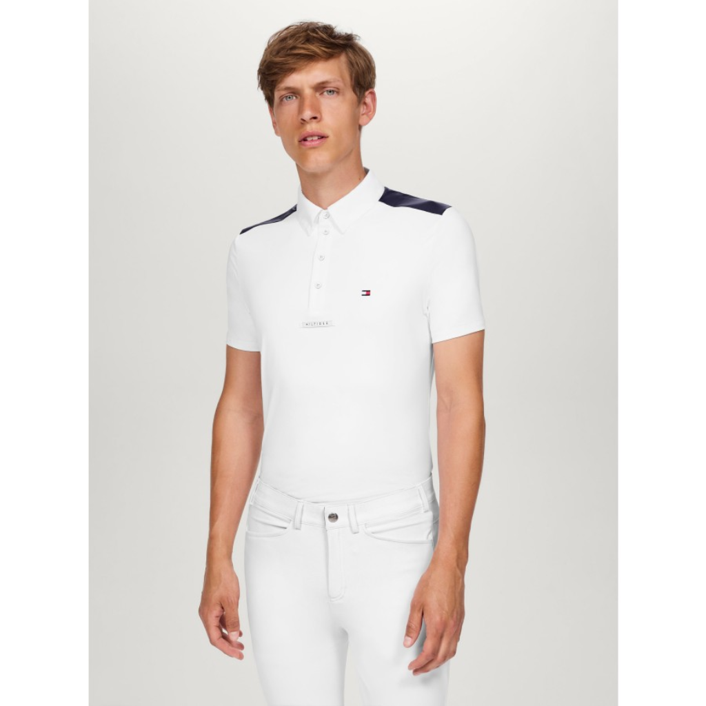Tommy Hilfiger Mens Hamilton Show Shirt Optic White