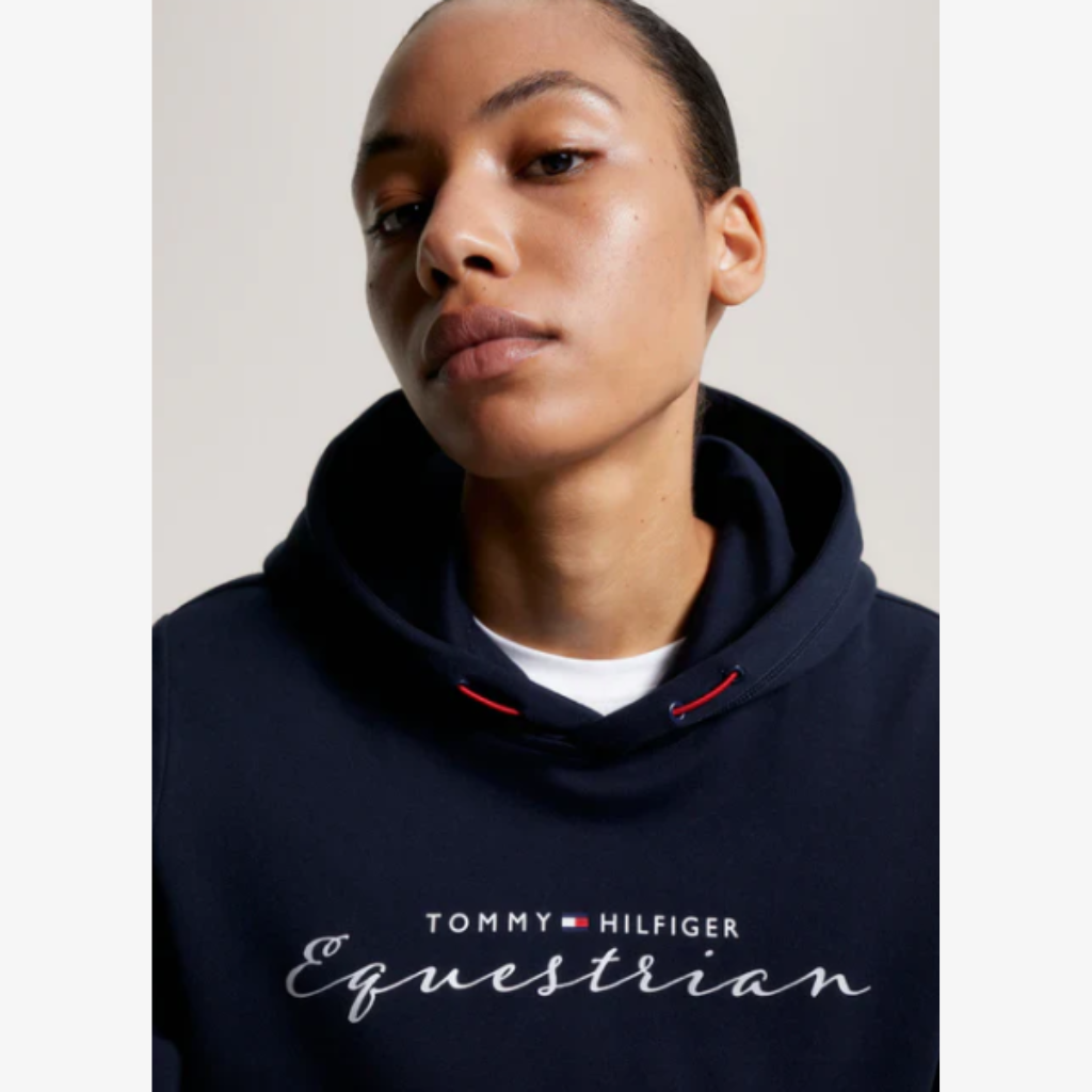 Tommy Hilfiger Metallic Logo Graphic Hoodie