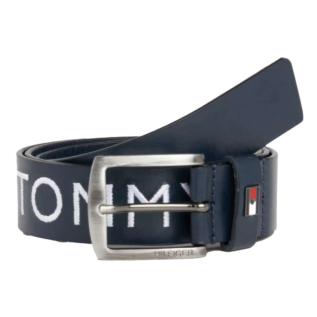 Tommy Hilfiger Palermo Faux Leather Embroidered Belt