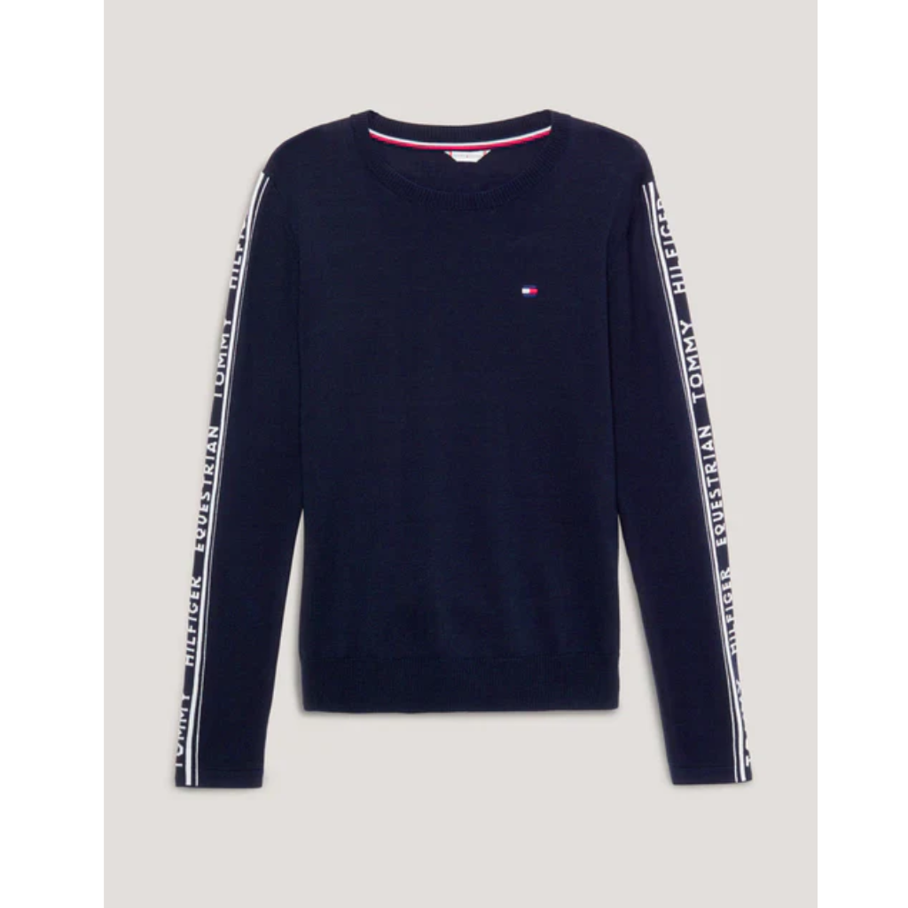 Tommy Hilfiger Seattle Jacquard Logo Sweater Desert Sky
