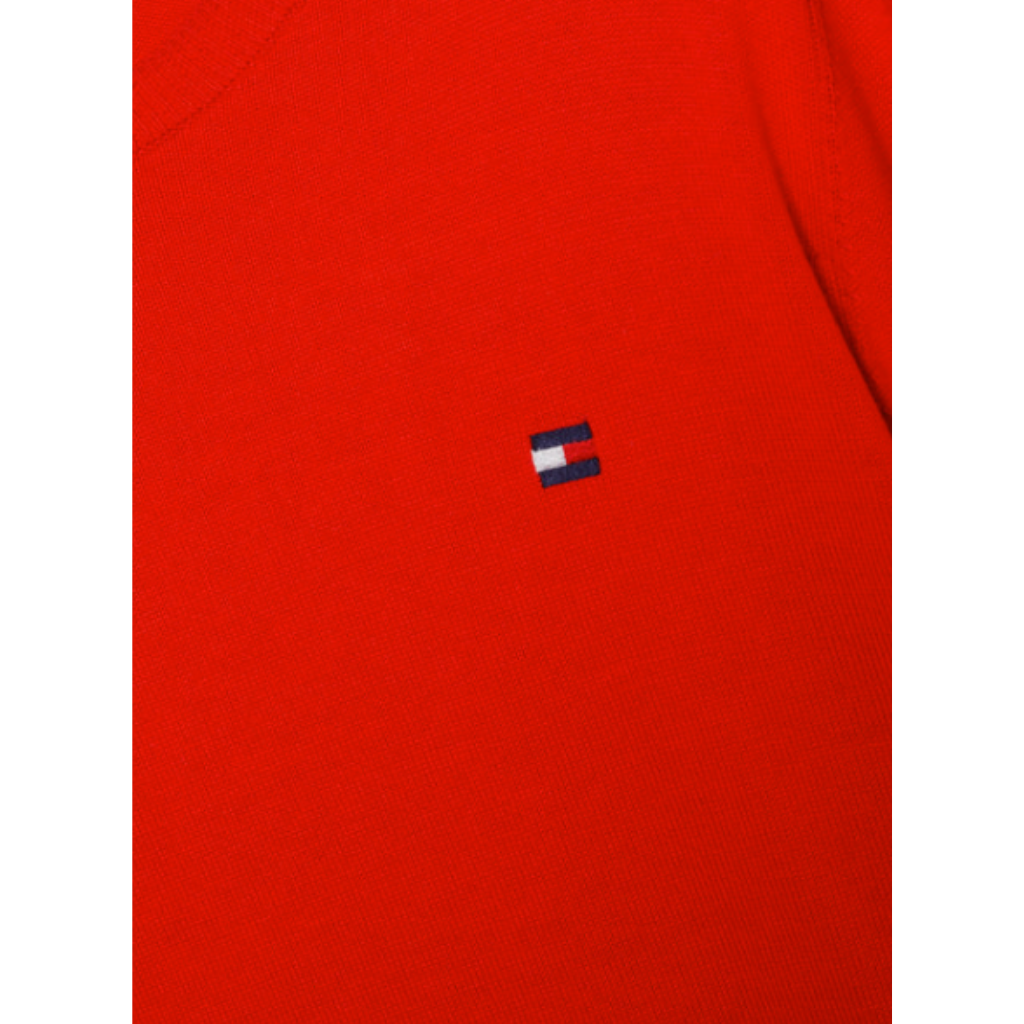 Tommy Hilfiger Seattle Jacquard Logo Sweater Red