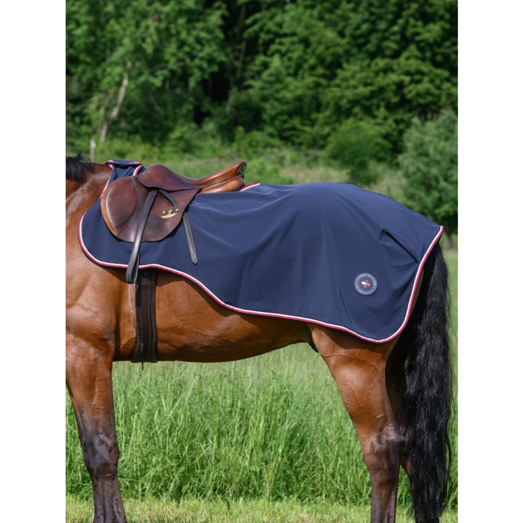 Tommy Hilfiger Springfield Shower Proof Quarter Sheet Desert Sky