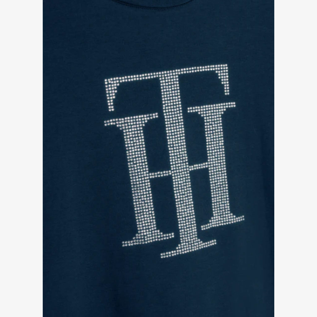 Tommy Hilfiger Manhattan Short Sleeve Rhinestone Tee