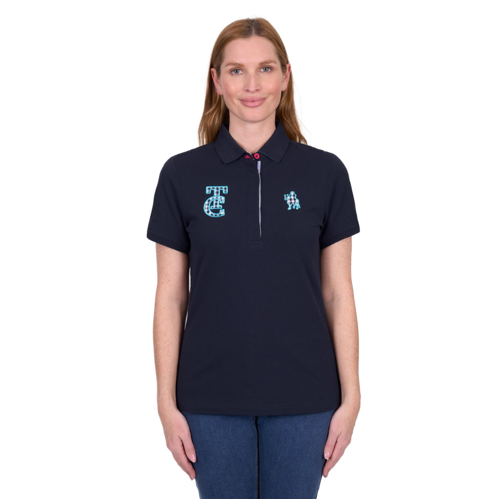 Women's Thomas Cook Amiee Short Sleeve Polo Navy
