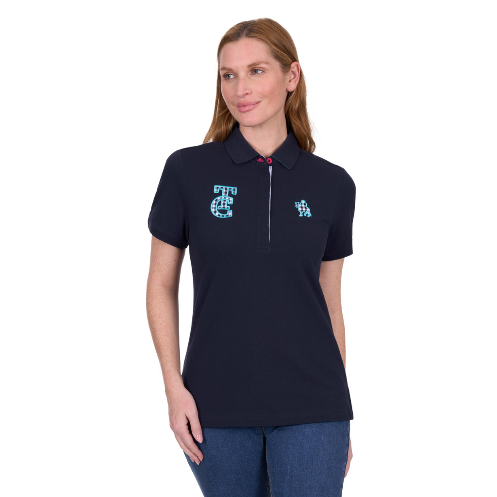 Women's Thomas Cook Amiee Short Sleeve Polo Navy