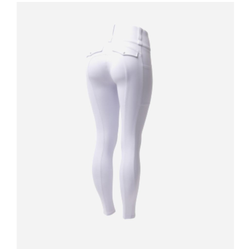 Horze Women's full grip riding leggings Anya White