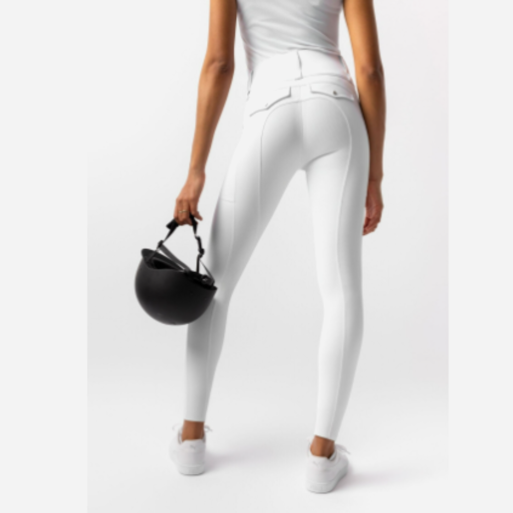 Horze Women's full grip riding leggings Anya White