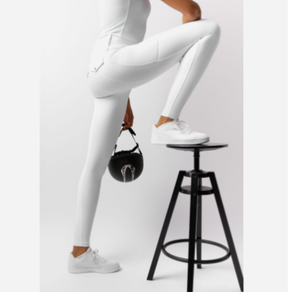 Horze Women's full grip riding leggings Anya White