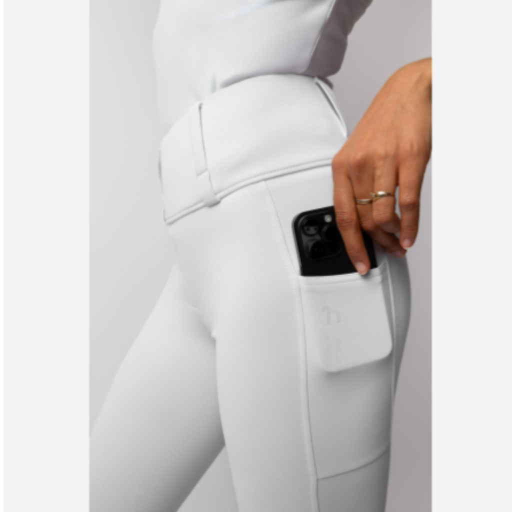 Horze Women's full grip riding leggings Anya White