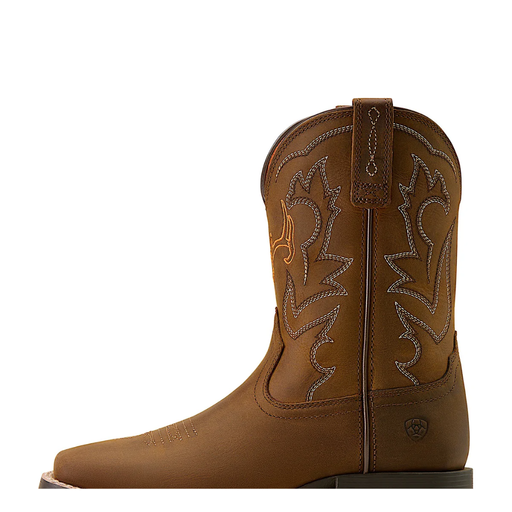 Ariat Youth Deer Ridge Wide Square Toe - Distressed Brown