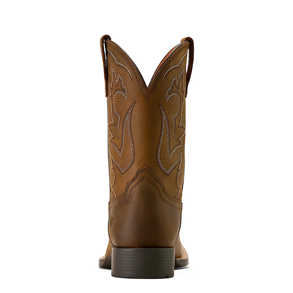 Ariat Youth Deer Ridge Wide Square Toe - Distressed Brown