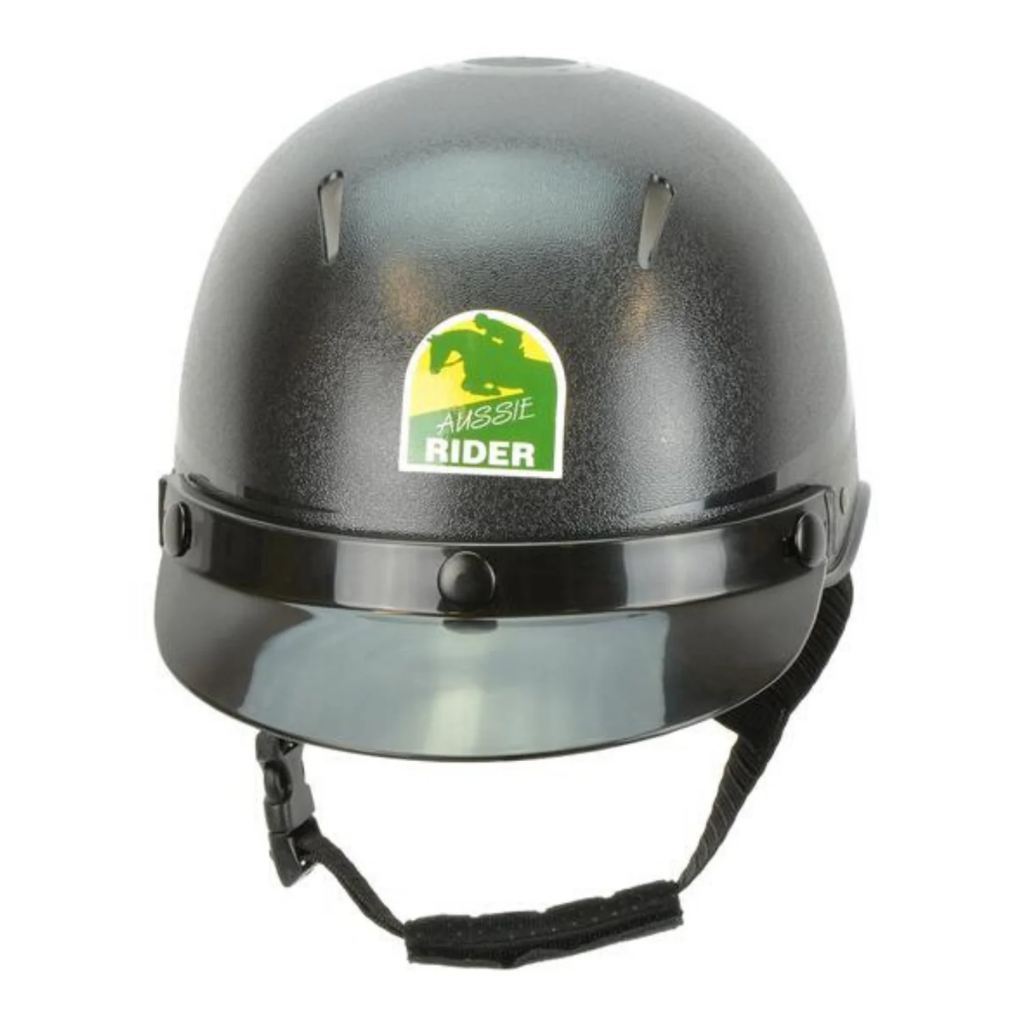 Aussie Rider Helmet Black