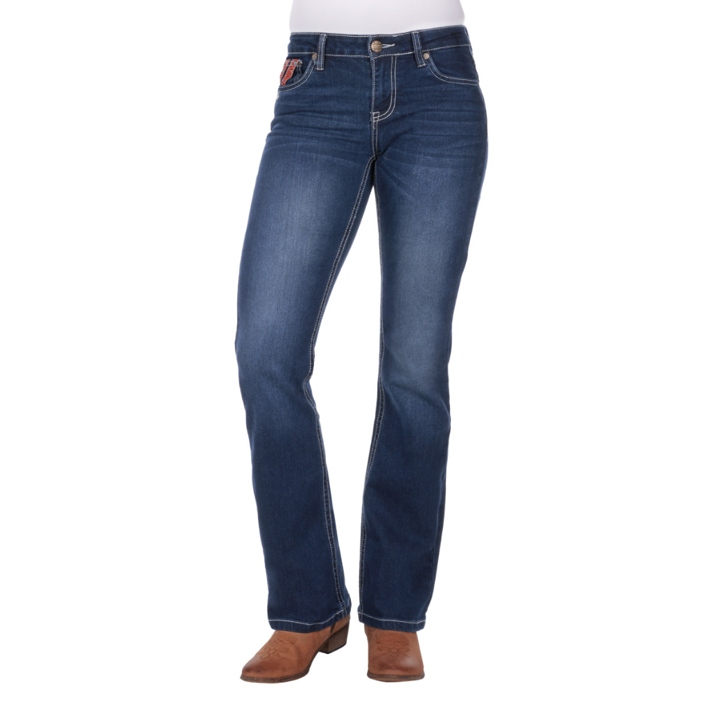 Women's Pure Western Aztec Boot Cut Jean